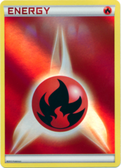 Fire Energy Unnumbered Sheen Holo Promo - 2013